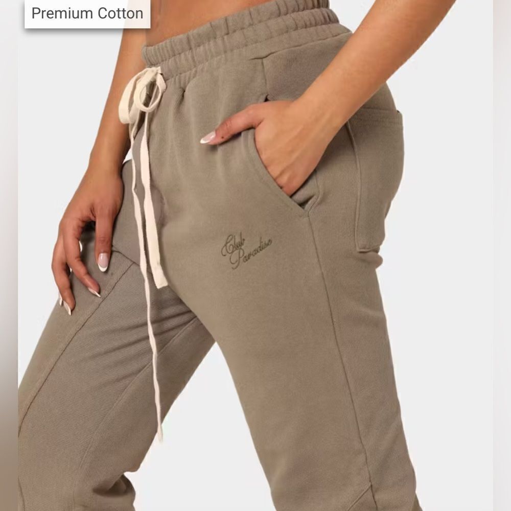NWT Club Paradise Culture Kings Unisex Taupe Amalfi Sweatpants Joggers- Size M - Picture 12 of 15